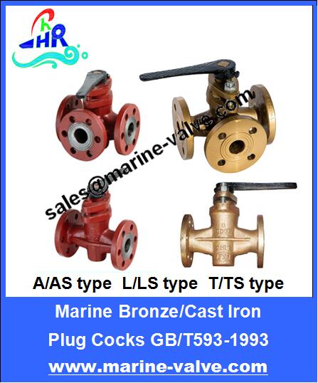 GB/T593-1993 Marine Flanged Packed Cocks