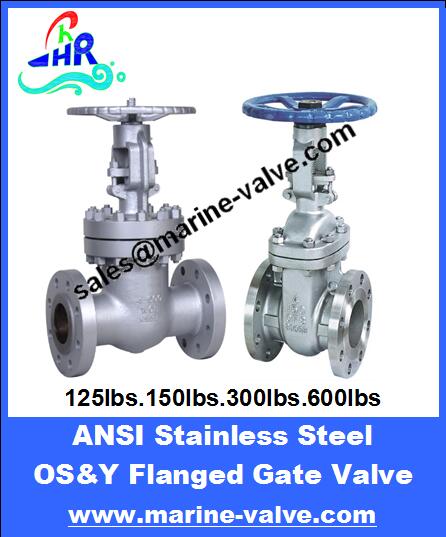API Stainless Steel Gate Valve OS&Y Solid Wedge