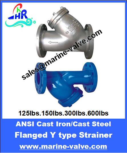 API 150lbs Y Strainer Flanged End