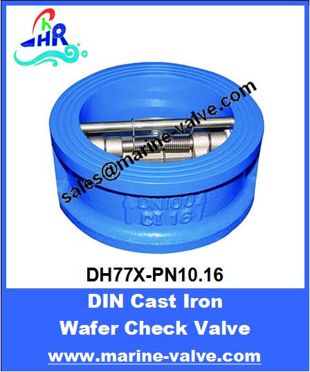 DIN Wafer Dual Plate Check Valve PN10.16